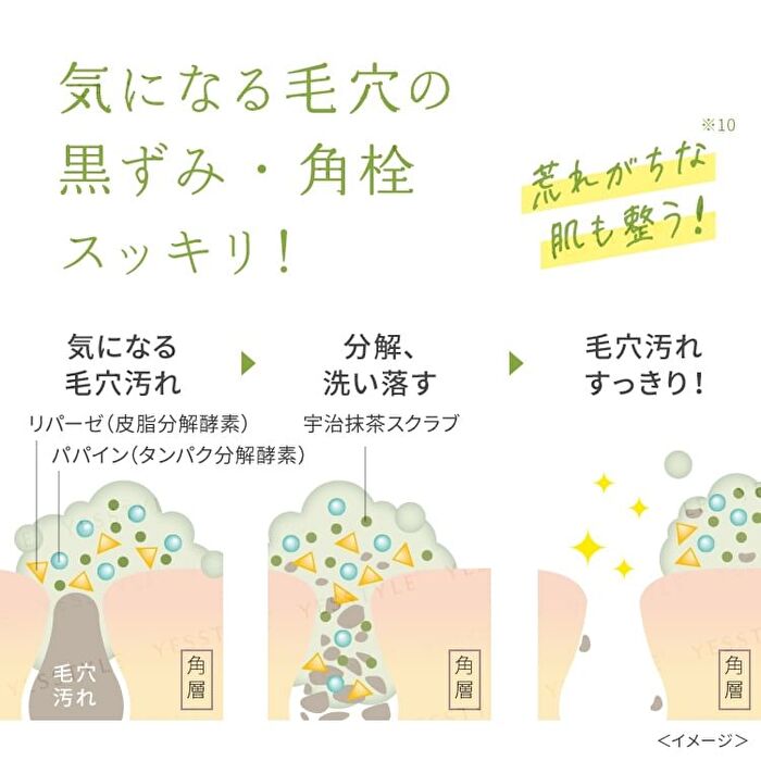 pdc Wafood Made Matcha Enzyme Face Wash Powder - 30 pcs