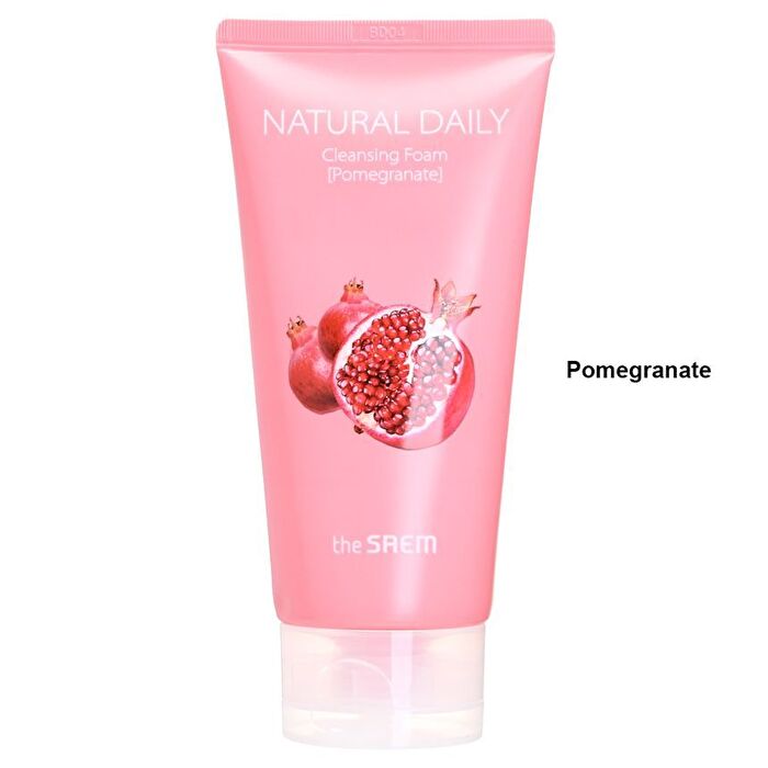 Natural Daily Cleansing Foam - 4 Types - Pomegranate
