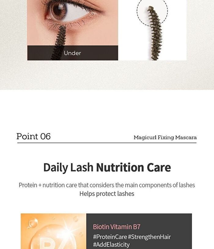 too cool for school Magicurl Fixing Mascara - 3 Colors - #02 Dark Brown