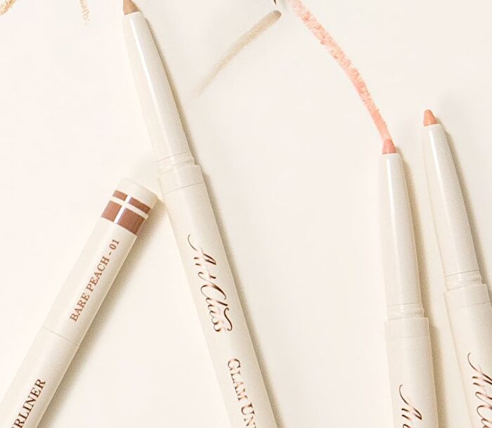 too cool for school Glam Underliner - 4 Colors - #01 Bare Peach