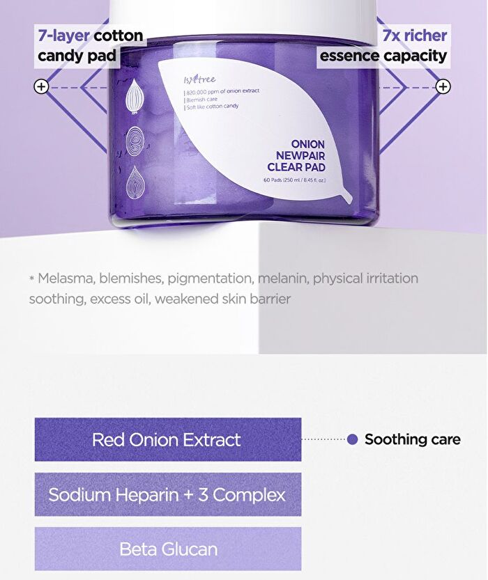 Onion Newpair Clear Pad - 60 pads
