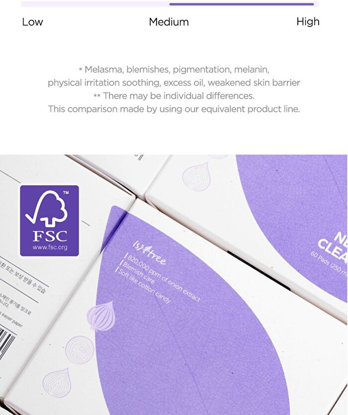 Onion Newpair Clear Pad - 60 pads