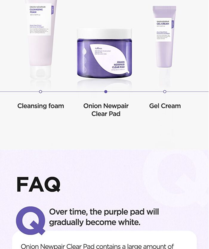Onion Newpair Clear Pad - 60 pads