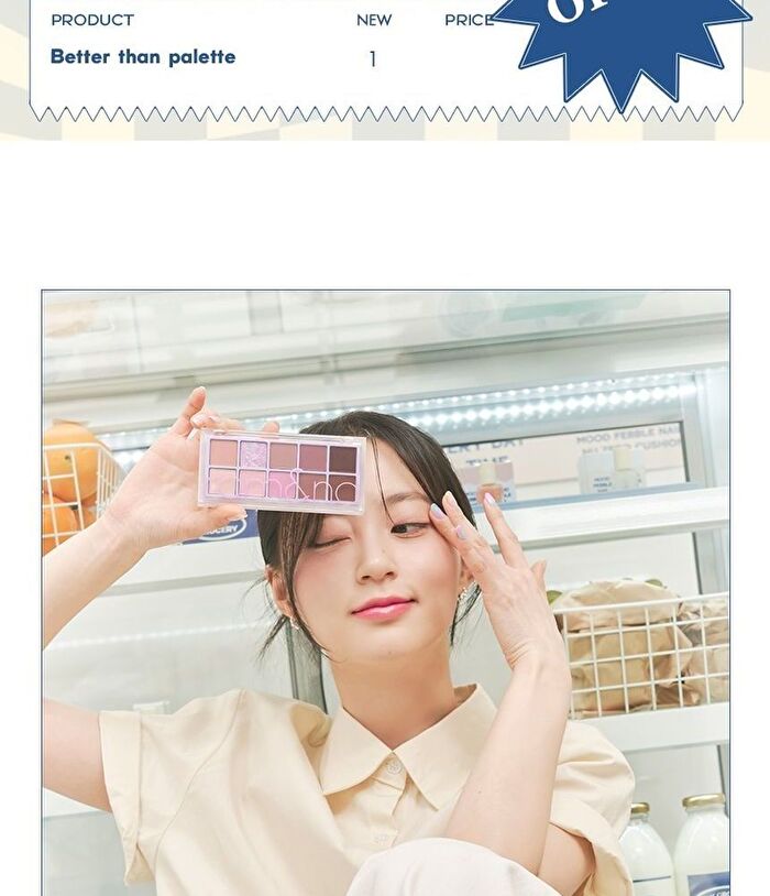 romand Better Than Palette Milk Grocery Edition - #09 Dreamy Lilac Garden