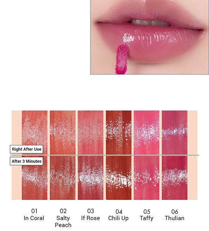 romand Dewyful Water Tint Milk Grocery Edition - 3 Colors - #10 Murmur Pink