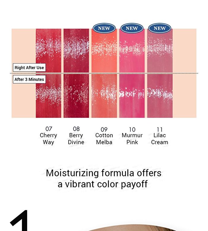 romand Dewyful Water Tint Milk Grocery Edition - 3 Colors - #10 Murmur Pink
