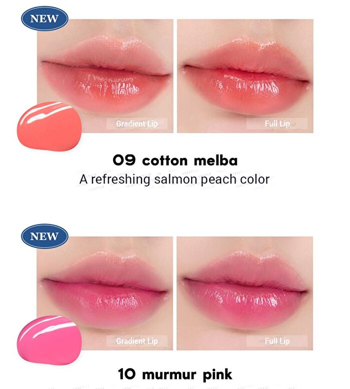 romand Dewyful Water Tint Milk Grocery Edition - 3 Colors - #10 Murmur Pink