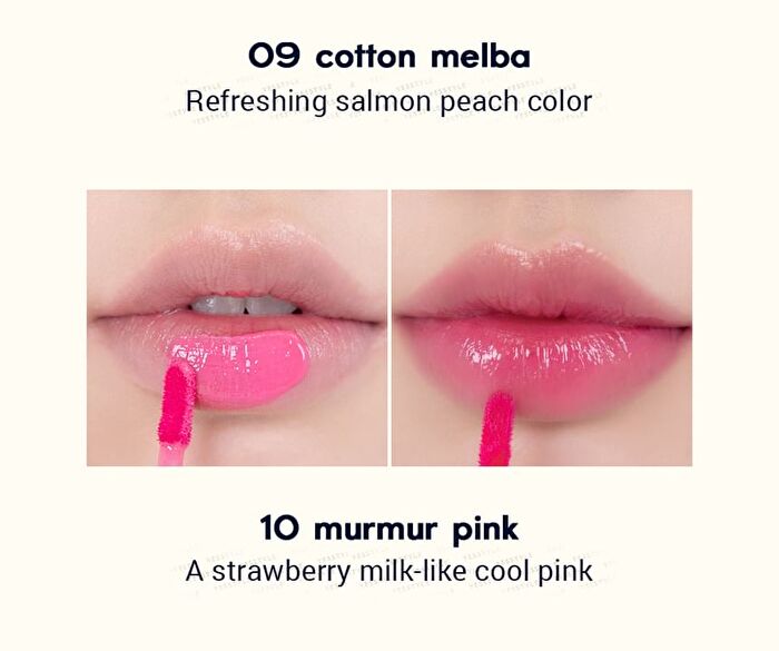 romand Dewyful Water Tint Milk Grocery Edition - 3 Colors - #10 Murmur Pink