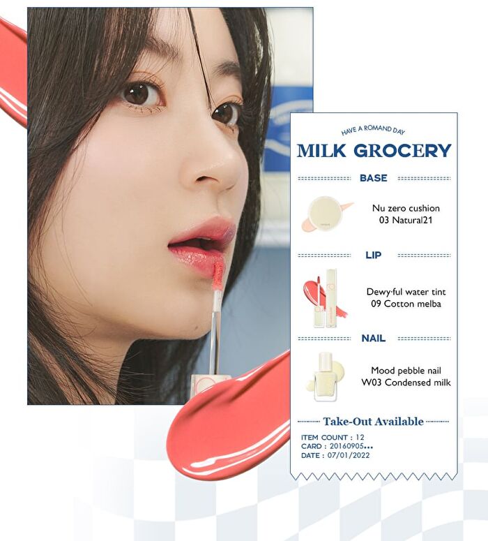 romand Dewyful Water Tint Milk Grocery Edition - 3 Colors - #10 Murmur Pink