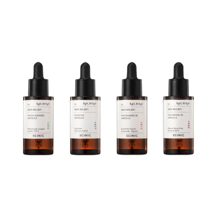 Scinic Skin Relief+  Ampoule - 4 Types - Madecassoside