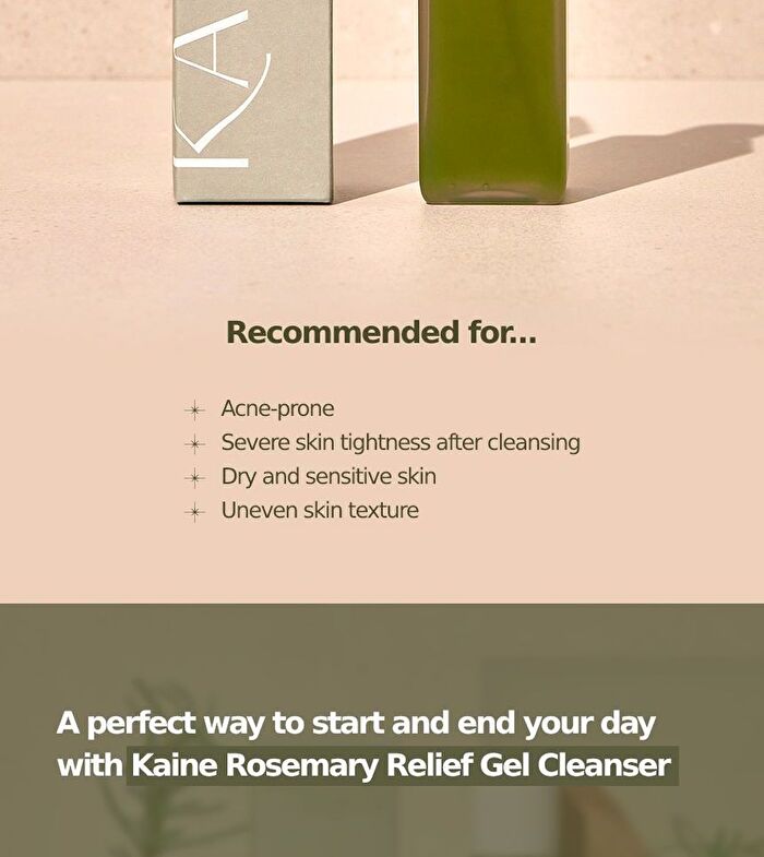 Kaine Rosemary Relief Gel Cleanser - 150ml