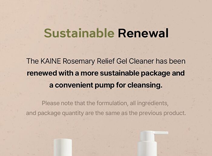 Kaine Rosemary Relief Gel Cleanser - 150ml