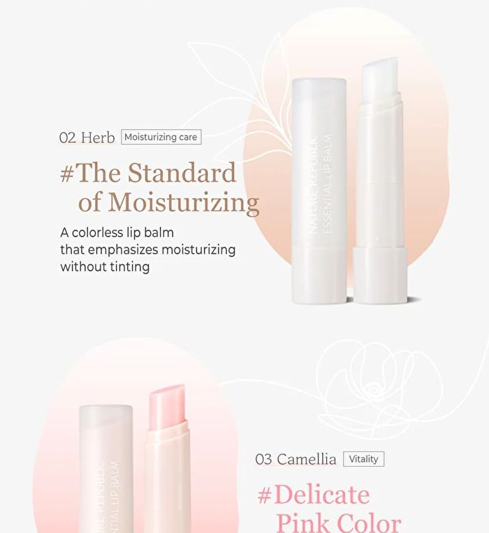 Essential Lip Balm - 5 Colors - #01 Peppermint