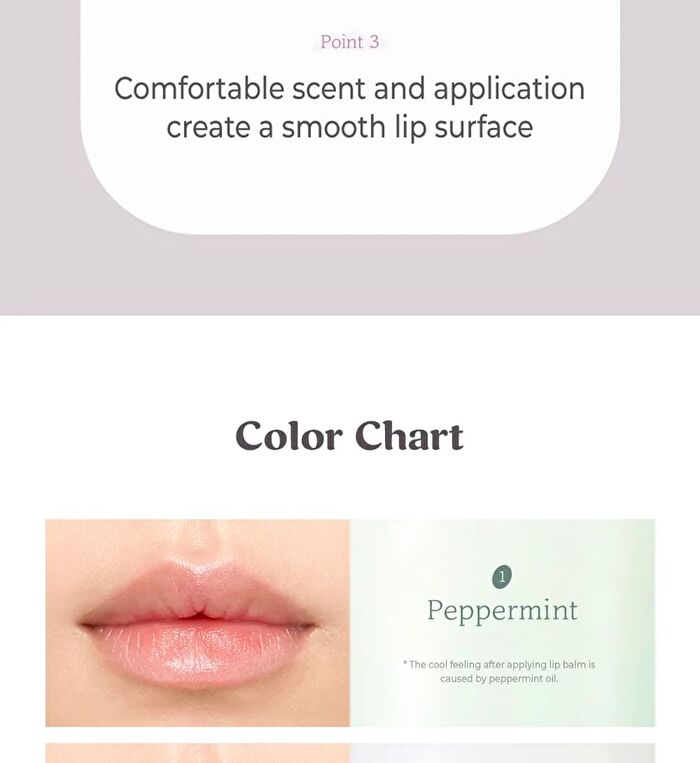 Essential Lip Balm - 5 Colors - #01 Peppermint