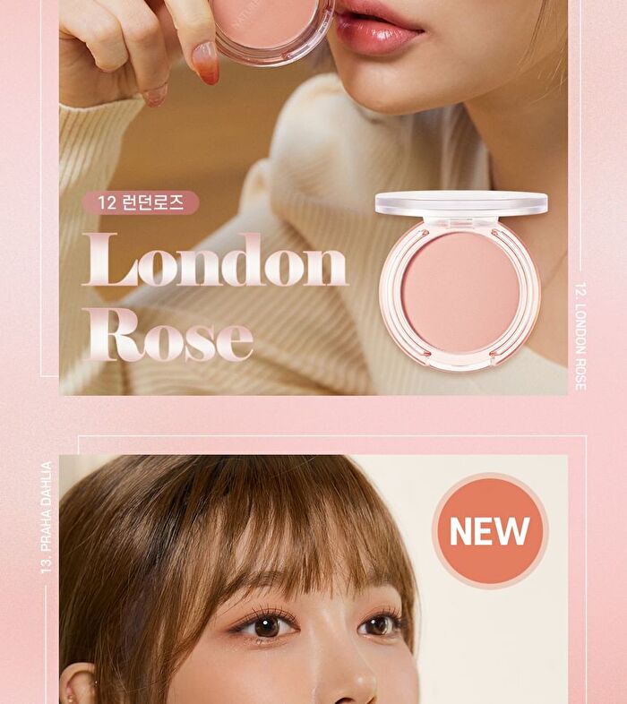 By Flower Blusher - 10 Colors - #01 Dear Pink