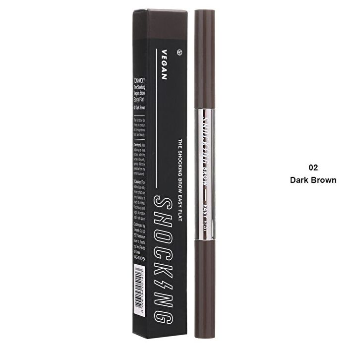 The Shocking Vegan Brow Easy Flat - 4 Colors - #02 Dark Brown