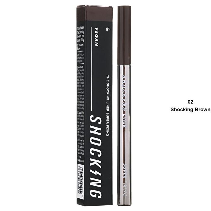 The Shocking Vegan Liner Super Fixing - 2 Colors - #02 Shocking Brown