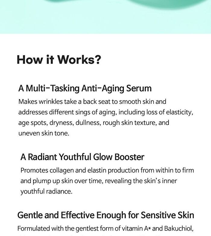 Tia\'m Vita A Bakuchiol Youth Serum - 40ml