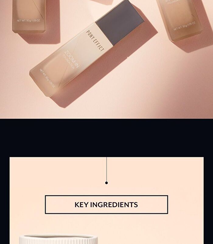 Zoom-In Foundation - 4 Colors - #01 Fair Ivory