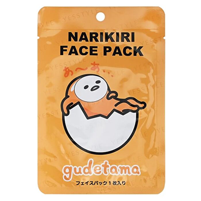 Asunarosya Sanrio Gudetama Face Pack - 1 pc