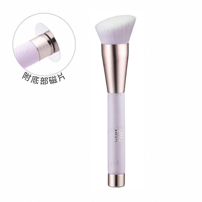 Magnetic Professional Angled Foundation Brush Cherry Blossom Purple - 1 pc