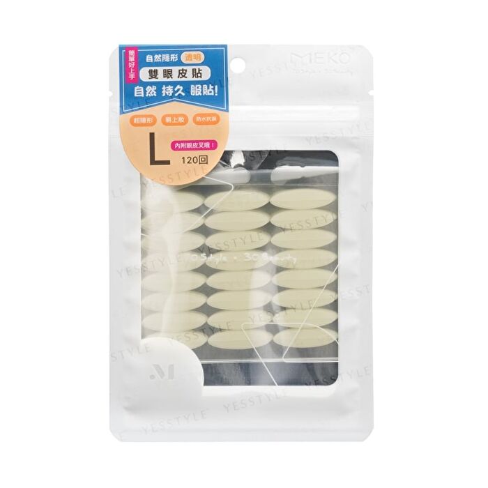 Natural Invisible Transparent Double Eyelid Tape L - 120 pcs