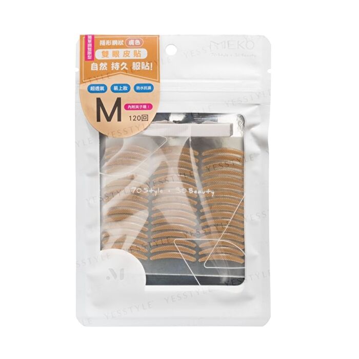 Meko Invisible Mesh Skin Color Double Eyelid Tape M - 120 pcs