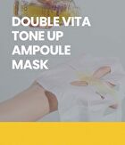 Dermalogy Double Vita Tone Up Ampoule Mask Set - 33g x 5 sheets