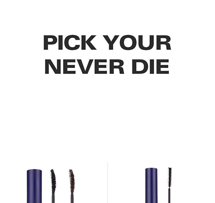 Never Die Mascara Slim - #01 Black Fit