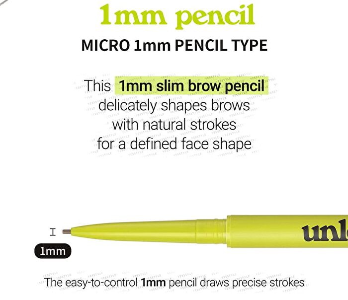 Shaper Defining Eyebrow Pencil - 3 Colors - N°1 Oatmeal Brown