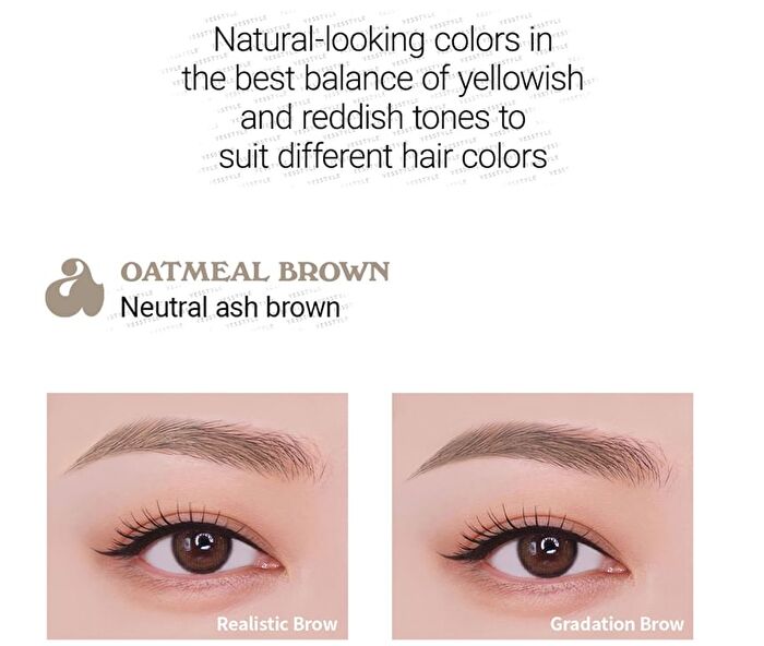 Shaper Defining Eyebrow Pencil - 3 Colors - N°1 Oatmeal Brown