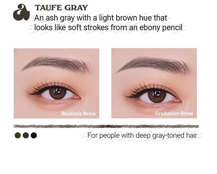 Shaper Defining Eyebrow Pencil - 3 Colors - N°1 Oatmeal Brown