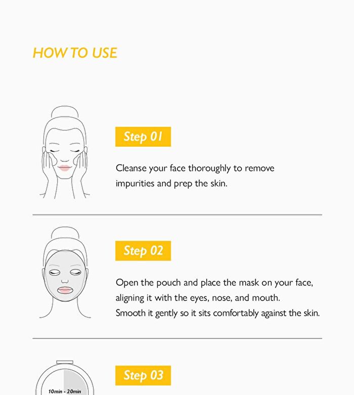 Glutathione Brightening Ampoule Mask Set - 25ml x 5 sheets