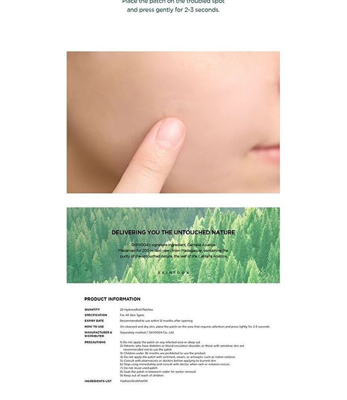 SKIN1004 Spot Cover Patch - 22 patches