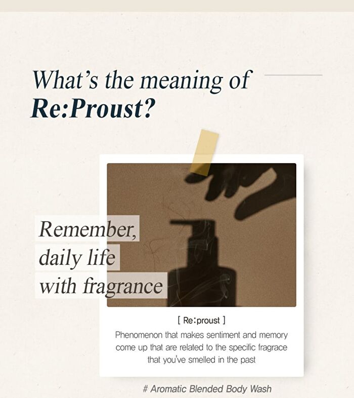 Re:proust Essential Blending Body Wash - 3 Types - Earthy