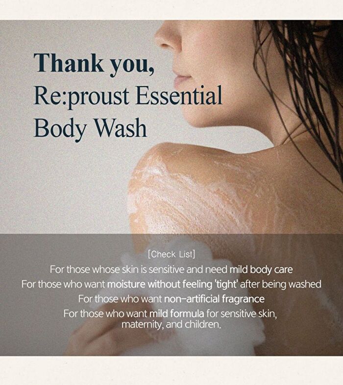 Re:proust Essential Blending Body Wash - 3 Types - Greenery