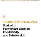 numbuzin No.3 Radiance Glowing Jumbo Essence Pad - 70 sheets