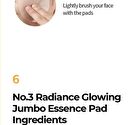 numbuzin No.3 Radiance Glowing Jumbo Essence Pad - 70 sheets