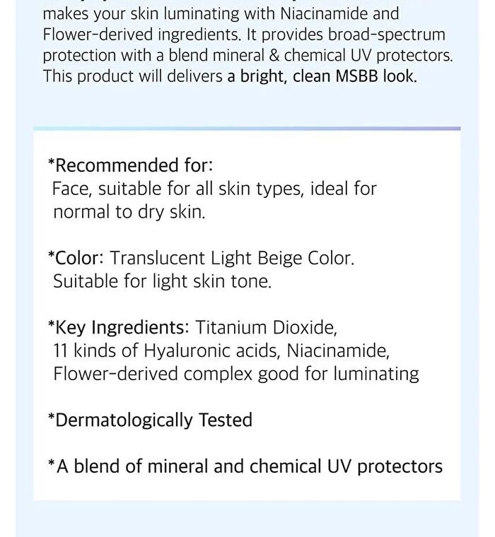 No.1 Pure Glass Clean Tone Up - 50ml