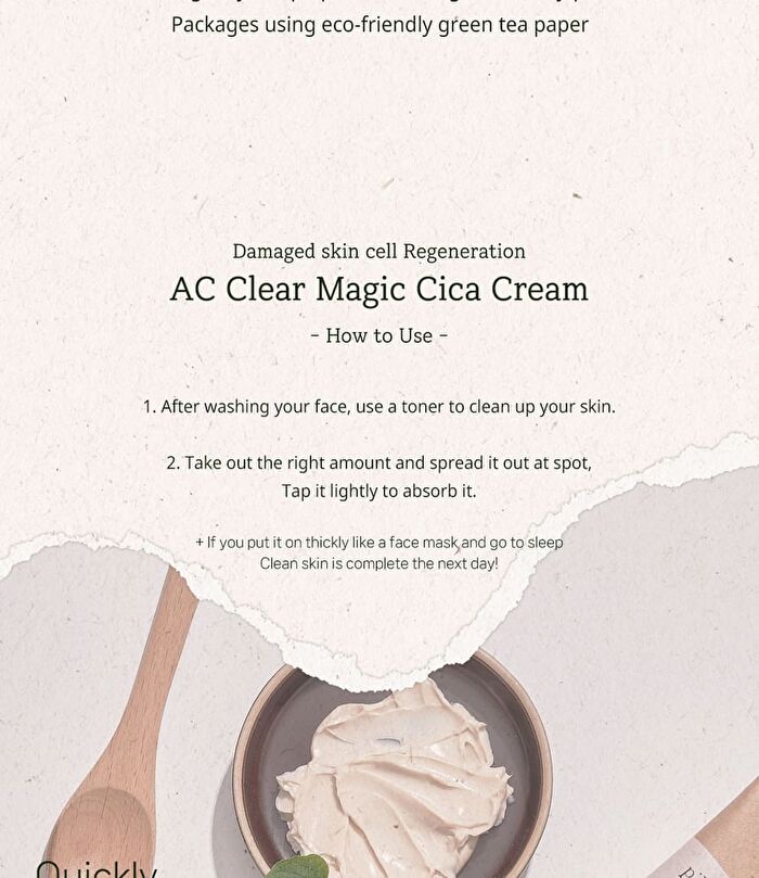AC Clear Magic Cica Cream - 60ml
