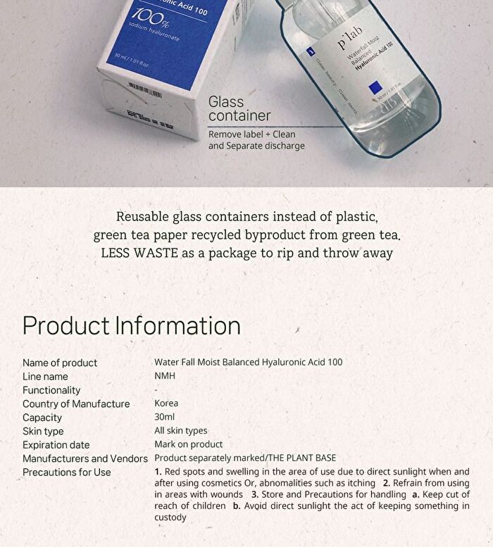 Waterfall Moist Balanced Hyaluronic Acid 100 - 30ml