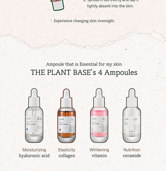 The Plant Base Time Stop Collagen Ampoule - 30ml