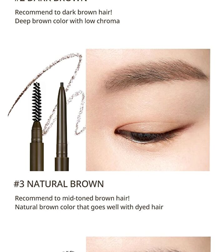peripera Speedy Skinny Brow - 9 Colors - #09 Taupe Brown
