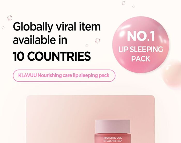Klavuu Nourishing Care Lip Sleeping Pack - 4 Types - Vanilla