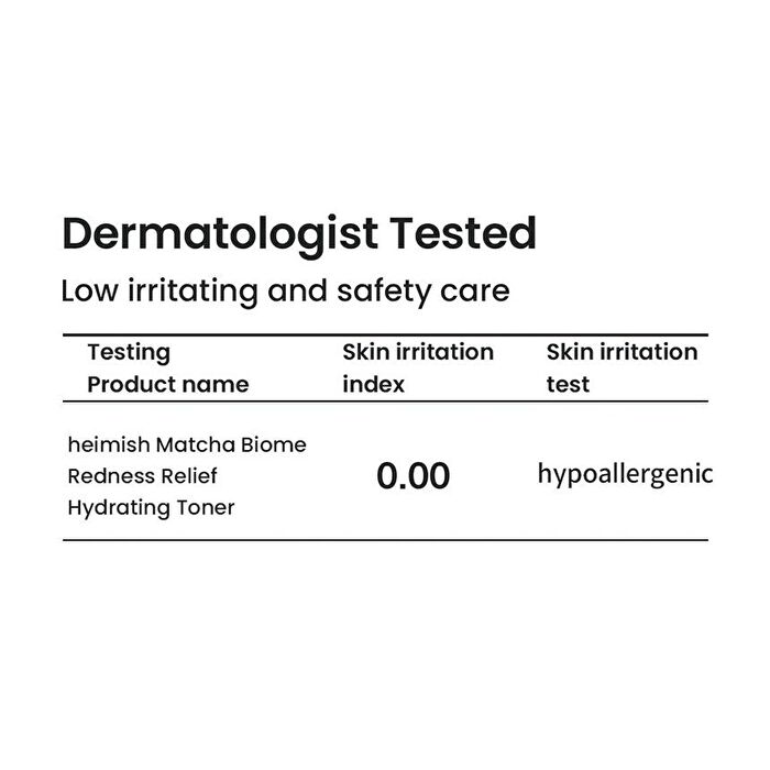 heimish Matcha Biome Redness Relief Hydrating Toner - 150ml