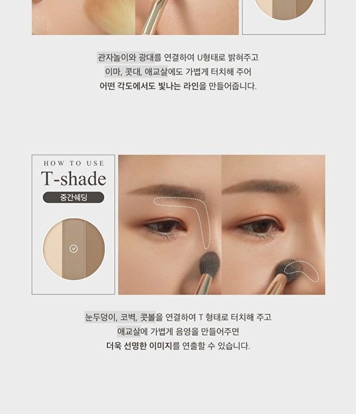 Black Rouge Up And Down Triple Contouring - 2 Types - U01 Classic Mood