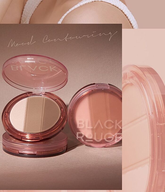 Black Rouge Up And Down Triple Contouring - 2 Types - U01 Classic Mood
