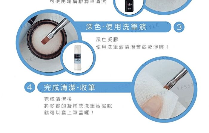 Julia Macaron Nail Art Brush S#2 - 1 pc