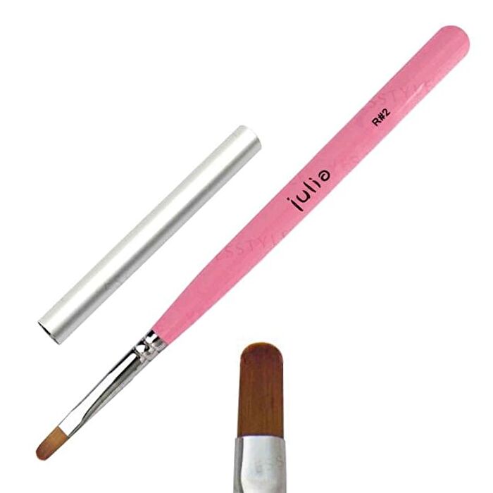 Julia Macaron Nail Art Brush Round R#2 - 1 pc