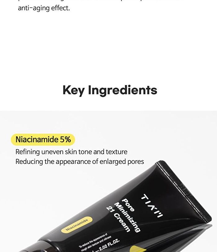 Tia\'m Pore Minimizing 21 Cream - Renewed: 60ml